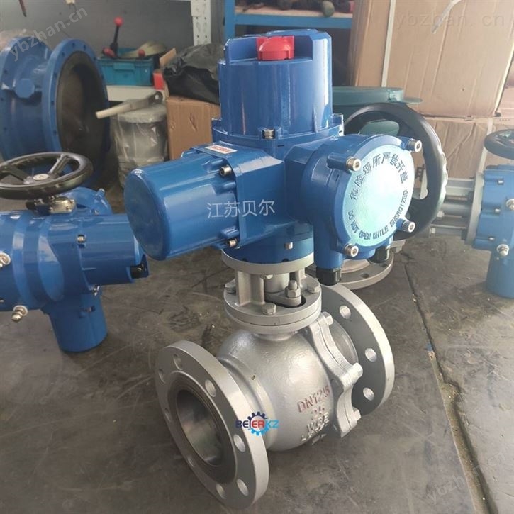 Q41F-16C铸钢电动硬密封球阀 电动调节球阀